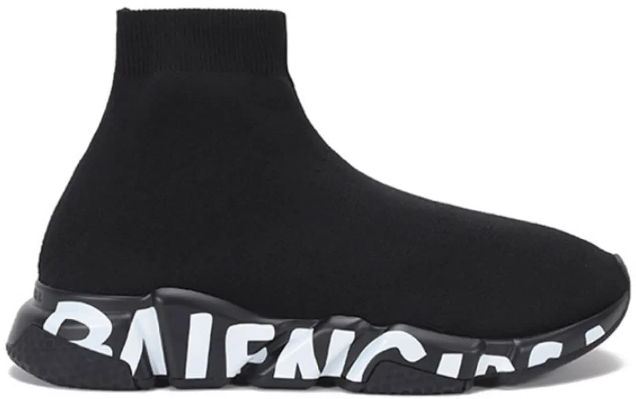 Giày Balenciaga Speed Sneaker 'Midsole Graffiti Black' 645334-W2DB7-1006 Giày Balenciaga Speed Sneaker 'Midsole Graffiti Black' 645334-W2DB7-1006