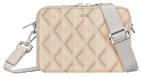 Túi Dior Messenger Pouch 'Natural CD Diamond' 2ESBC119DCO-H110 Túi Dior Messenger Pouch 'Natural CD Diamond' 2ESBC119DCO-H110