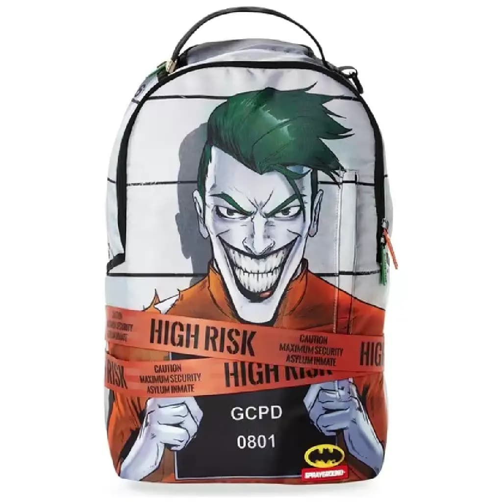 Balo Sprayground x DC Joker Mug Shot W0525855 Balo Sprayground x DC Joker Mug Shot W0525855