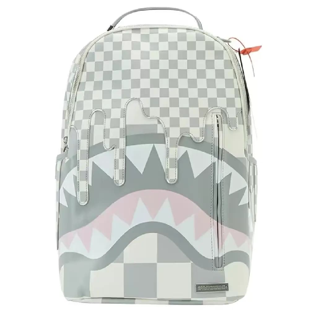 Balo Sprayground Caro Shark 'White Grey' W0825714 Balo Sprayground Caro Shark 'White Grey' W0825714