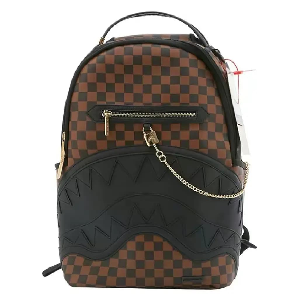 Balo Sprayground DLX Shark 'Brown Black' W0825727 Balo Sprayground DLX Shark 'Brown Black' W0825727