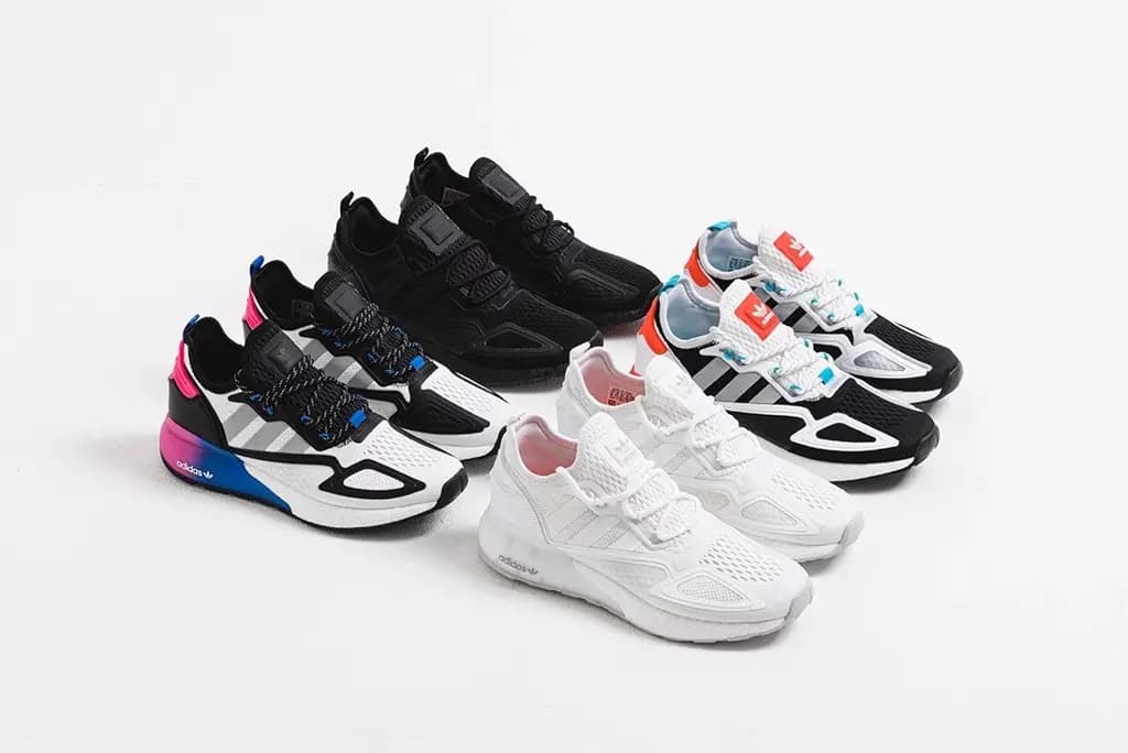 adidas thắp sáng dòng giày ZX 2K BOOST bằng hai phối màu mới adidas thắp sáng dòng giày ZX 2K BOOST bằng hai phối màu mới