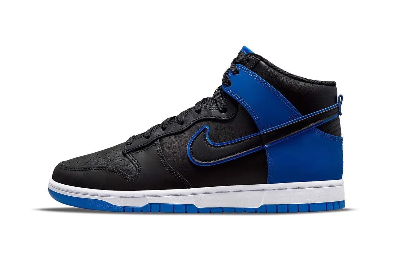 Hình ảnh chính thức của đôi Nike Dunk High "Black / Hyper Royal" Hình ảnh chính thức của đôi Nike Dunk High "Black / Hyper Royal"