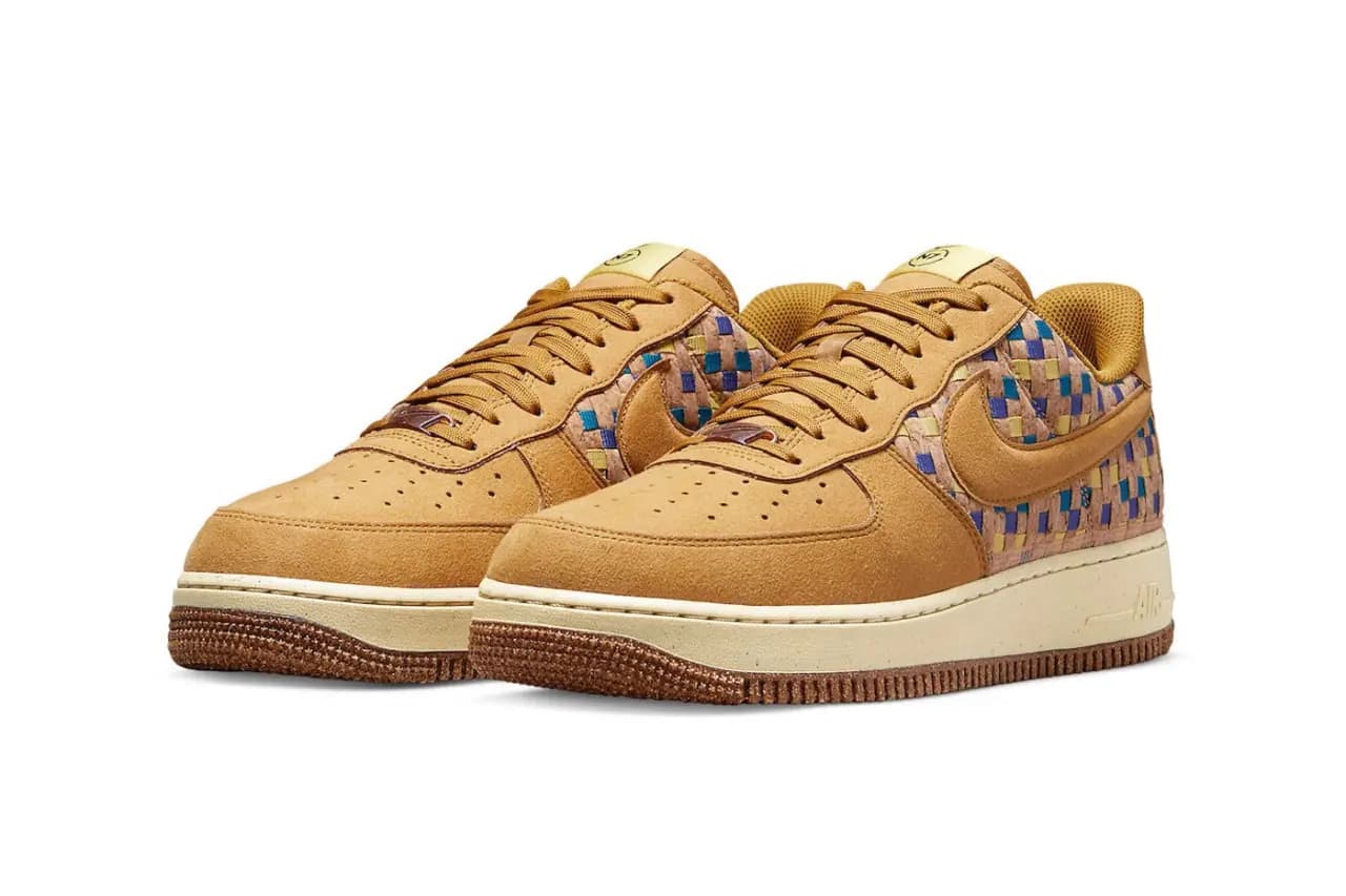 Hình ảnh chính thức của phiên bản Nike Air Force 1 N7 "Woven Cork" Hình ảnh chính thức của phiên bản Nike Air Force 1 N7 "Woven Cork"