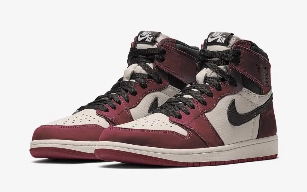 Air Jordan 1 High OG "Burgundy Crush" rò rỉ hình ảnh đầu tiên Air Jordan 1 High OG "Burgundy Crush" rò rỉ hình ảnh đầu tiên