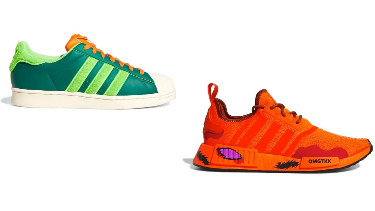 Hình ảnh của đôi 'South Park' x adidas Superstar "Kyle" và adidas NMD R1 "Kenny" Hình ảnh của đôi 'South Park' x adidas Superstar "Kyle" và adidas NMD R1 "Kenny"