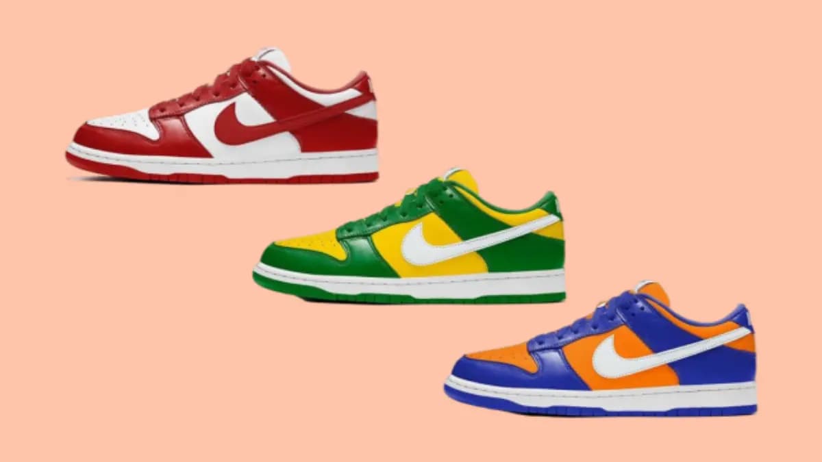 Những hình ảnh chính thức của đôi NBA x Nike Dunk Low EMB "Knicks" Những hình ảnh chính thức của đôi NBA x Nike Dunk Low EMB "Knicks"