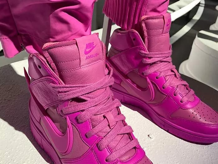 AMBUSH x Nike Dunk High 'Lethal Pink' - hồng như chưa từng được hồng AMBUSH x Nike Dunk High 'Lethal Pink' - hồng như chưa từng được hồng