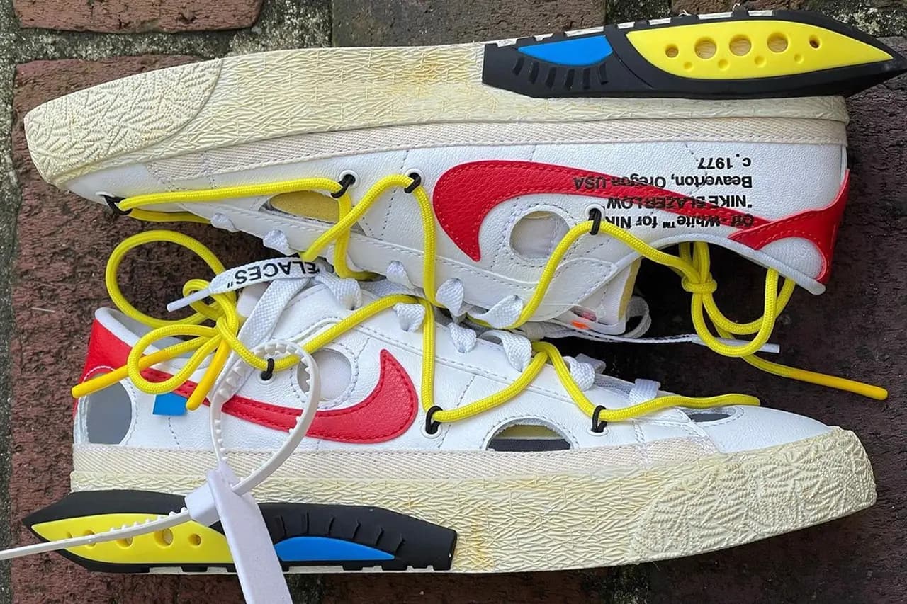 Cùng ngắm nhìn Off-White™ x Nike Blazer Low trong phối màu trắng Cùng ngắm nhìn Off-White™ x Nike Blazer Low trong phối màu trắng