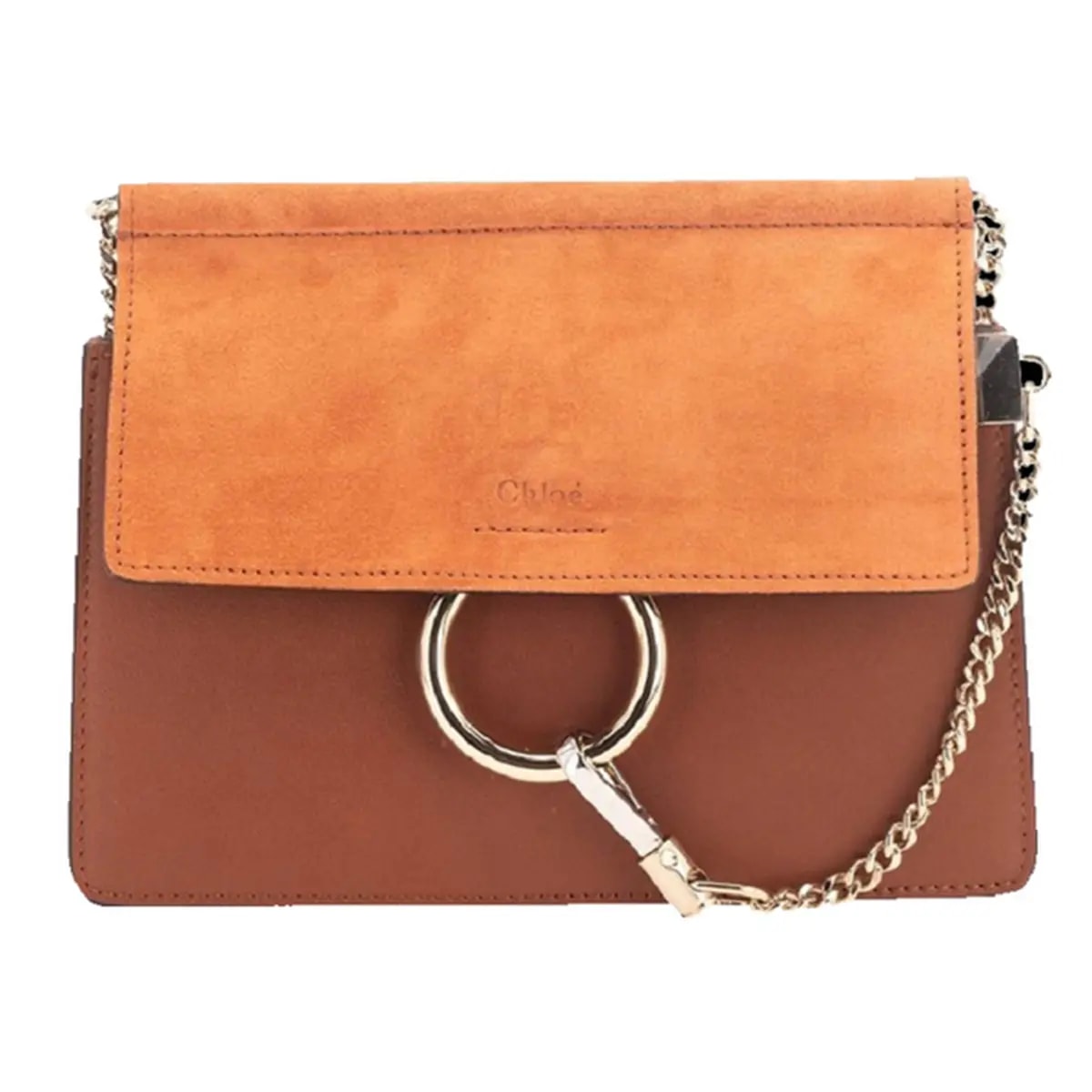 Túi Chloe Faye Two-Tone Bag in Brown CHC20SS202H2O236 — kich-thuoc: lien-he-order Túi Chloe Faye Two-Tone Bag in Brown CHC20SS202H2O236 — kich-thuoc: lien-he-order