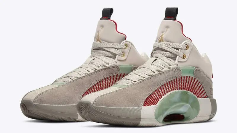 CLOT x Air Jordan Retro 35 ra mắt phối màu "Warrior Jade" CLOT x Air Jordan Retro 35 ra mắt phối màu "Warrior Jade"