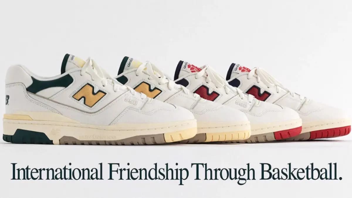 Aimé Leon Dore x New Balance 550 sẽ được tái phát hành vào ngày 29 tháng 9 Aimé Leon Dore x New Balance 550 sẽ được tái phát hành vào ngày 29 tháng 9