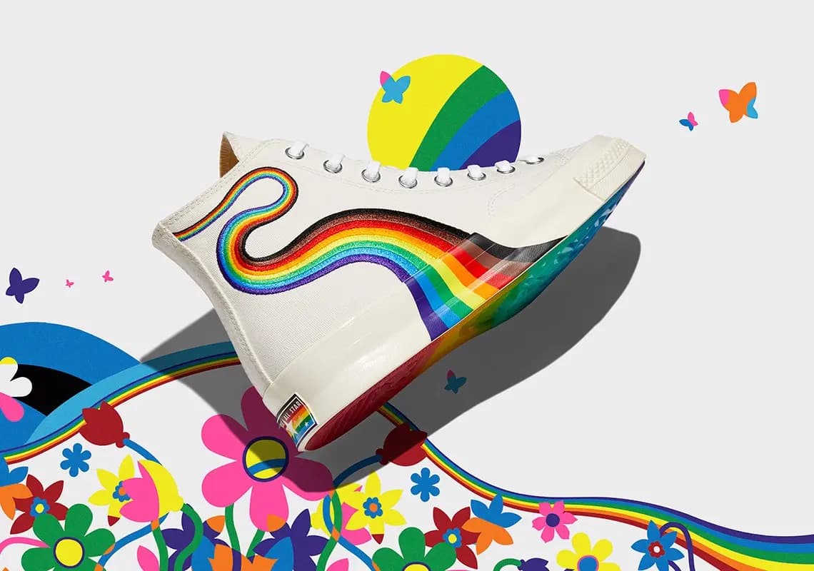 Converse Pride Month - tiếp tục là những thiết kế cầu vồng đặc biệt Converse Pride Month - tiếp tục là những thiết kế cầu vồng đặc biệt