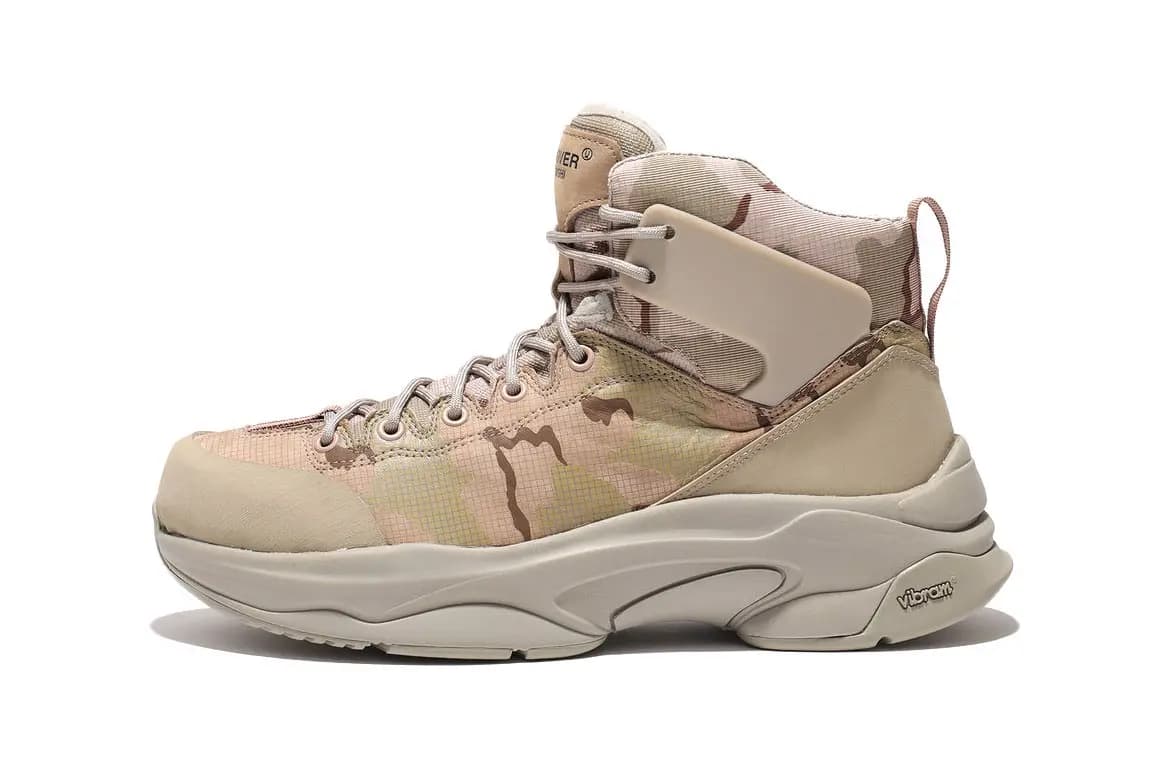 Hình ảnh chính thức về phiên bản UNDERCOVER’s “Work Boot” Beige Hình ảnh chính thức về phiên bản UNDERCOVER’s “Work Boot” Beige