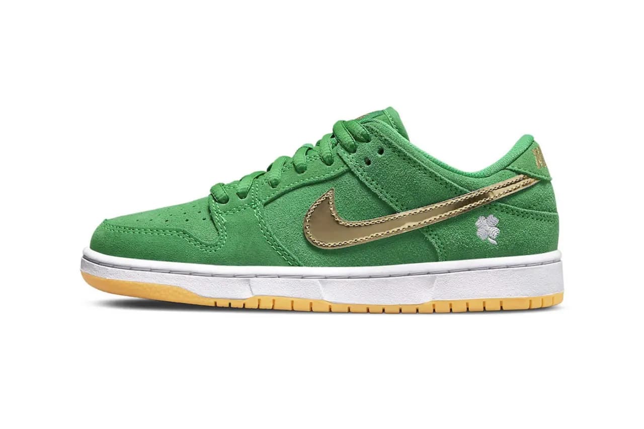 Nike chuẩn bị cho Ngày Thánh Patrick với phối màu SB Dunk Low mới Nike chuẩn bị cho Ngày Thánh Patrick với phối màu SB Dunk Low mới