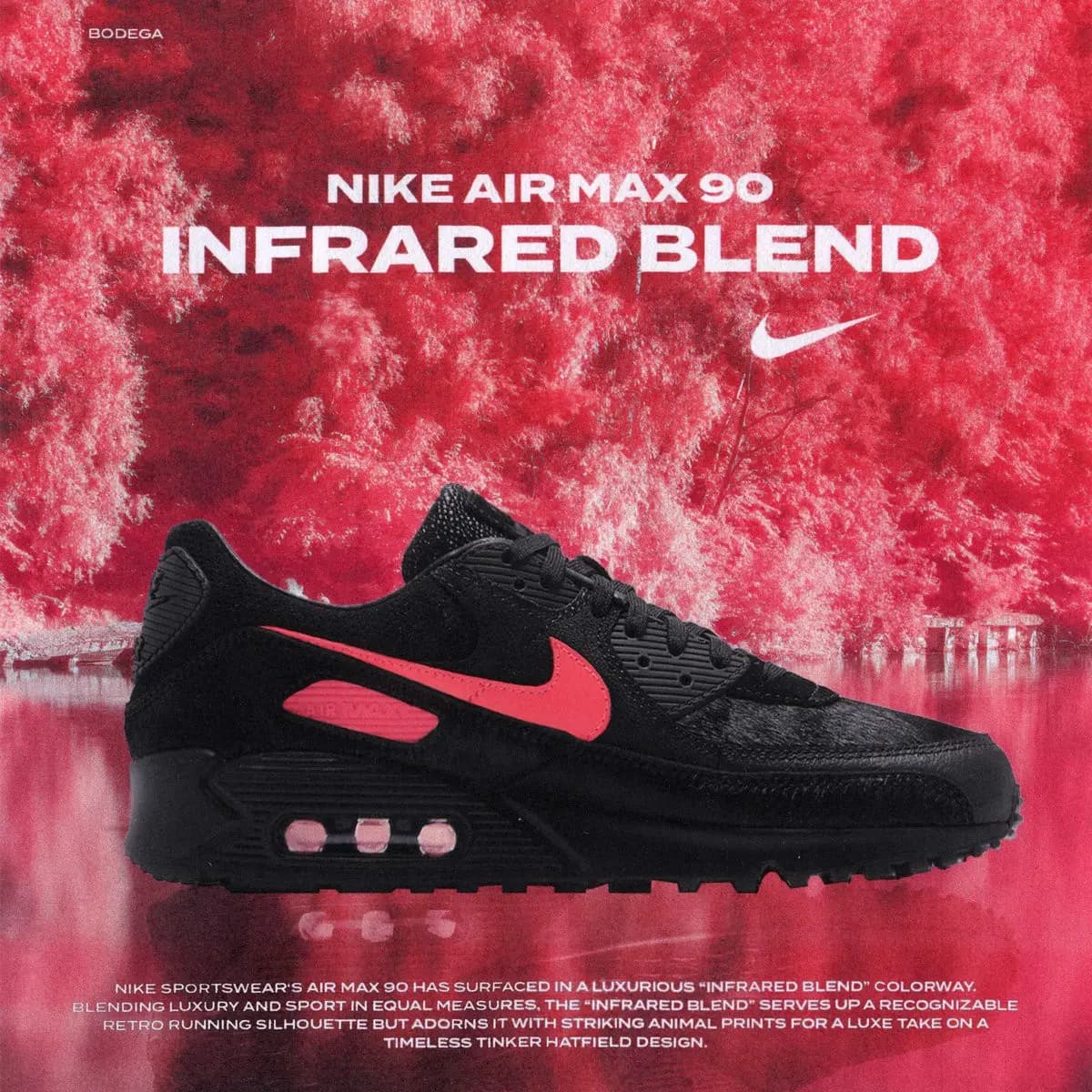 Đôi Air Max 90 “Infrared Blend” hoang dã nhất của Nike Đôi Air Max 90 “Infrared Blend” hoang dã nhất của Nike