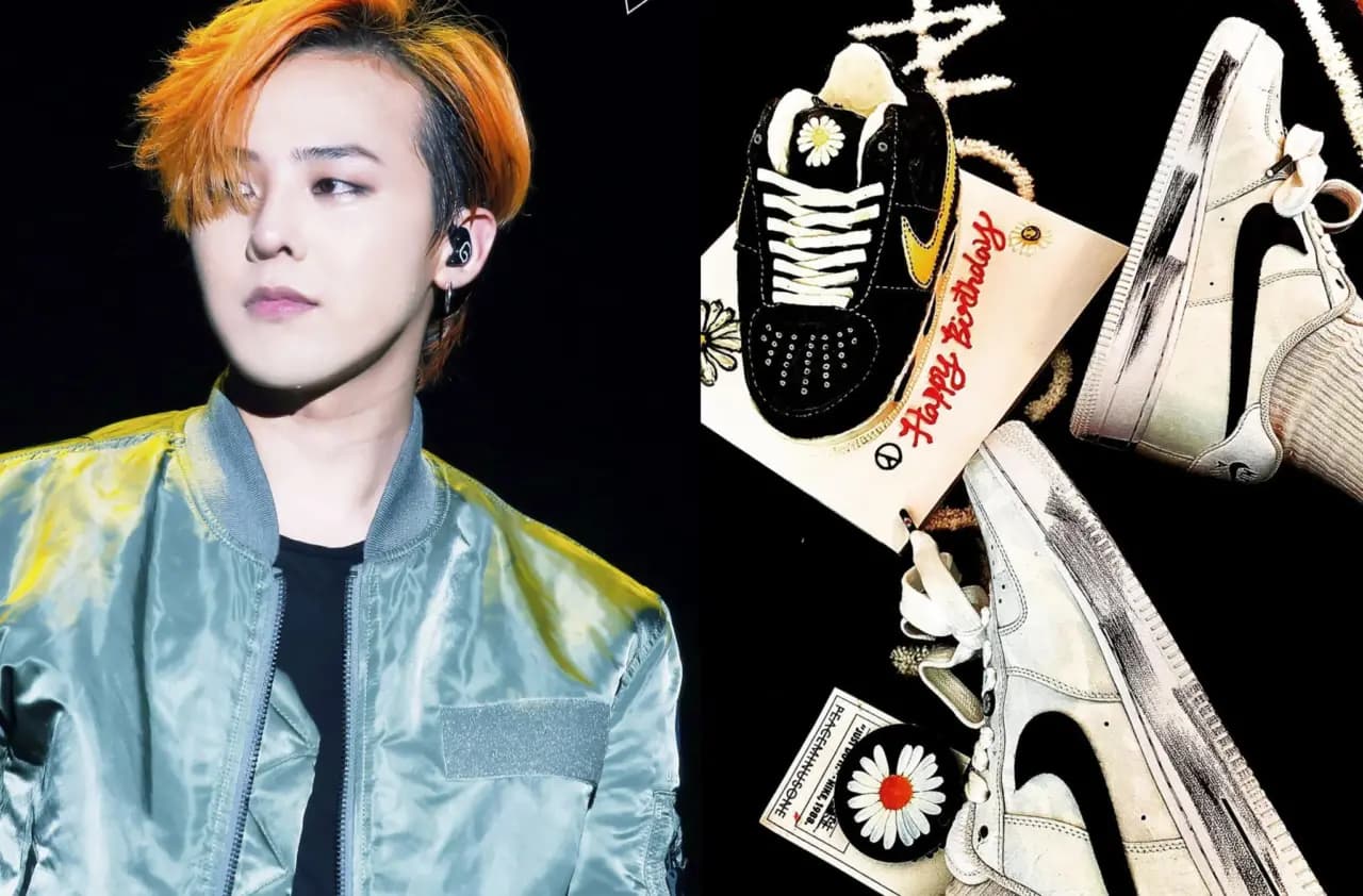 G-Dragon đăng ảnh Air Force 1 hoa cúc mới vào sinh nhật G-Dragon đăng ảnh Air Force 1 hoa cúc mới vào sinh nhật