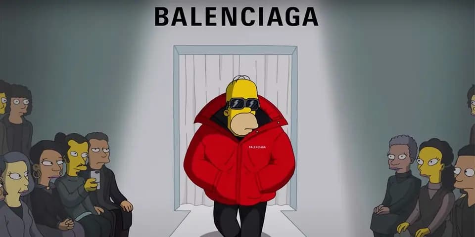 Balenciaga dựng một tập phim 'The Simpsons' để giới thiệu bộ sưu tập SS22 Balenciaga dựng một tập phim 'The Simpsons' để giới thiệu bộ sưu tập SS22