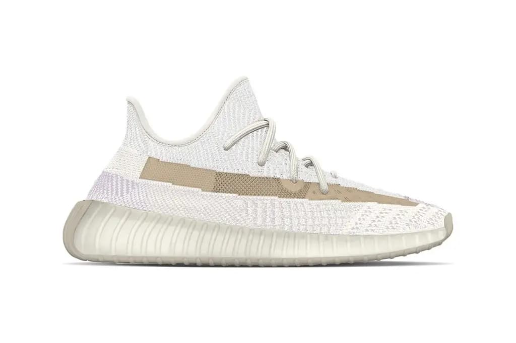 adidas YEEZY BOOST 350 V2 "Light" được cấu tạo với phần thân trên đổi màu nhờ tia cực tím adidas YEEZY BOOST 350 V2 "Light" được cấu tạo với phần thân trên đổi màu nhờ tia cực tím