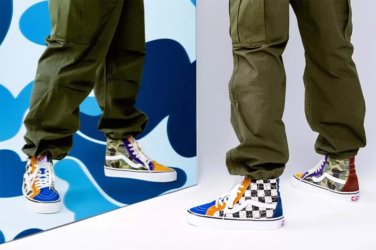 Bape x Vans Collaboration: Màn tái hợp đáng mong chờ của năm 2022 Bape x Vans Collaboration: Màn tái hợp đáng mong chờ của năm 2022