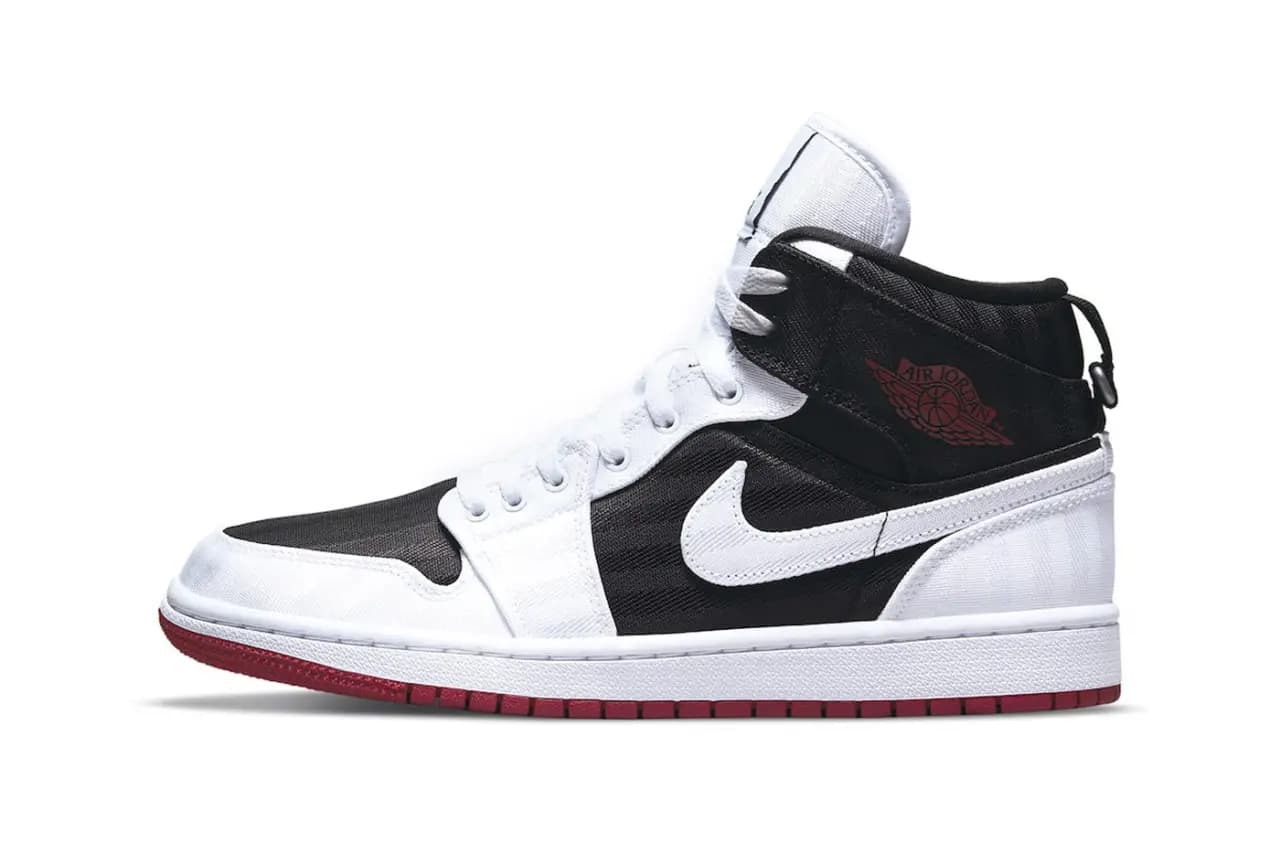 Air Jordan 1 Mid SE trong một tông màu trắng đen hoàn toàn mới Air Jordan 1 Mid SE trong một tông màu trắng đen hoàn toàn mới