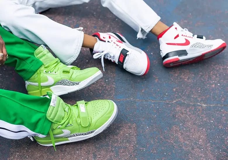 Hình ảnh chính thức của phiên bản Jordan Legacy 312 Low "White/Turquoise" Hình ảnh chính thức của phiên bản Jordan Legacy 312 Low "White/Turquoise"