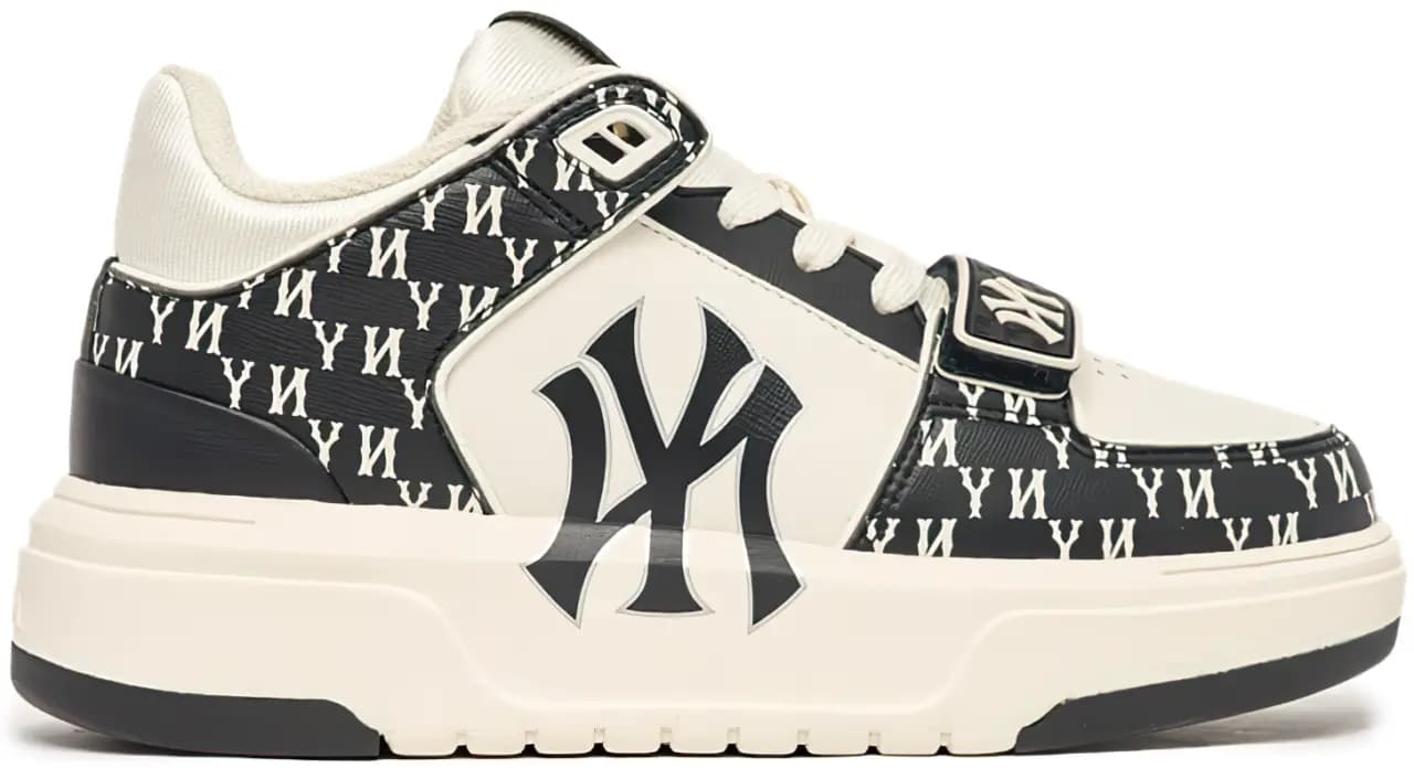 Giày MLB Chunky Liner Mid Monogram NY 'Black' 3ASXLM13N-50BKS Giày MLB Chunky Liner Mid Monogram NY 'Black' 3ASXLM13N-50BKS