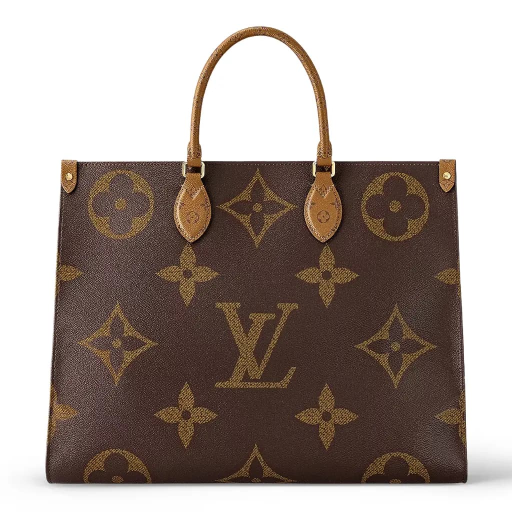 Túi Louis Vuitton OnTheGo GM Monogram Canvas Black and Brown M45320 Túi Louis Vuitton OnTheGo GM Monogram Canvas Black and Brown M45320