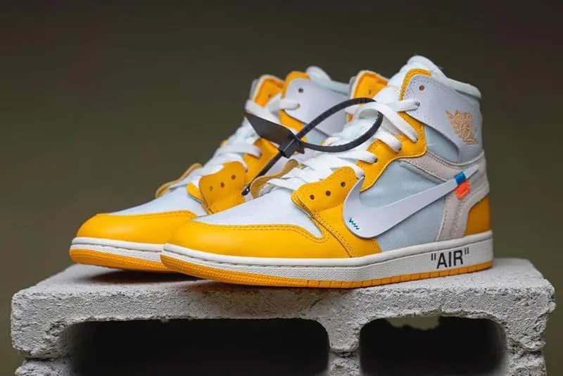 OFF-WHITE x Air Jordan 1 “Canary Yellow” sắp ra mắt OFF-WHITE x Air Jordan 1 “Canary Yellow” sắp ra mắt