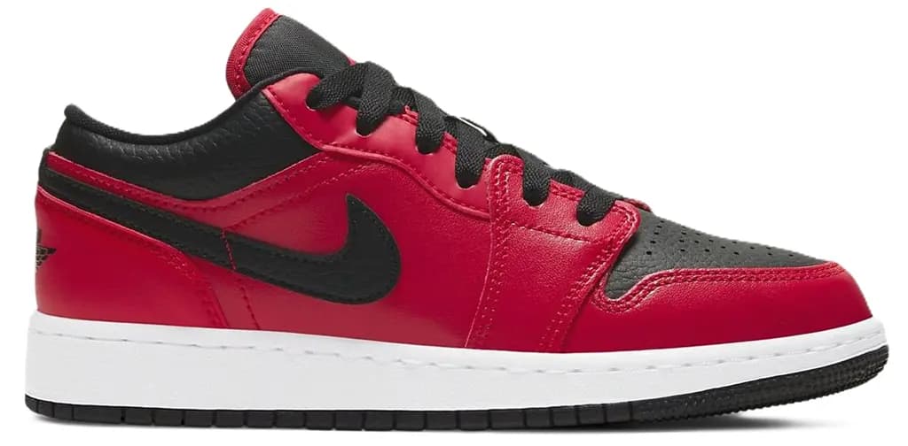Giày Nike Air Jordan 1 Low GS 'Reverse Bred' 553560-605 Giày Nike Air Jordan 1 Low GS 'Reverse Bred' 553560-605