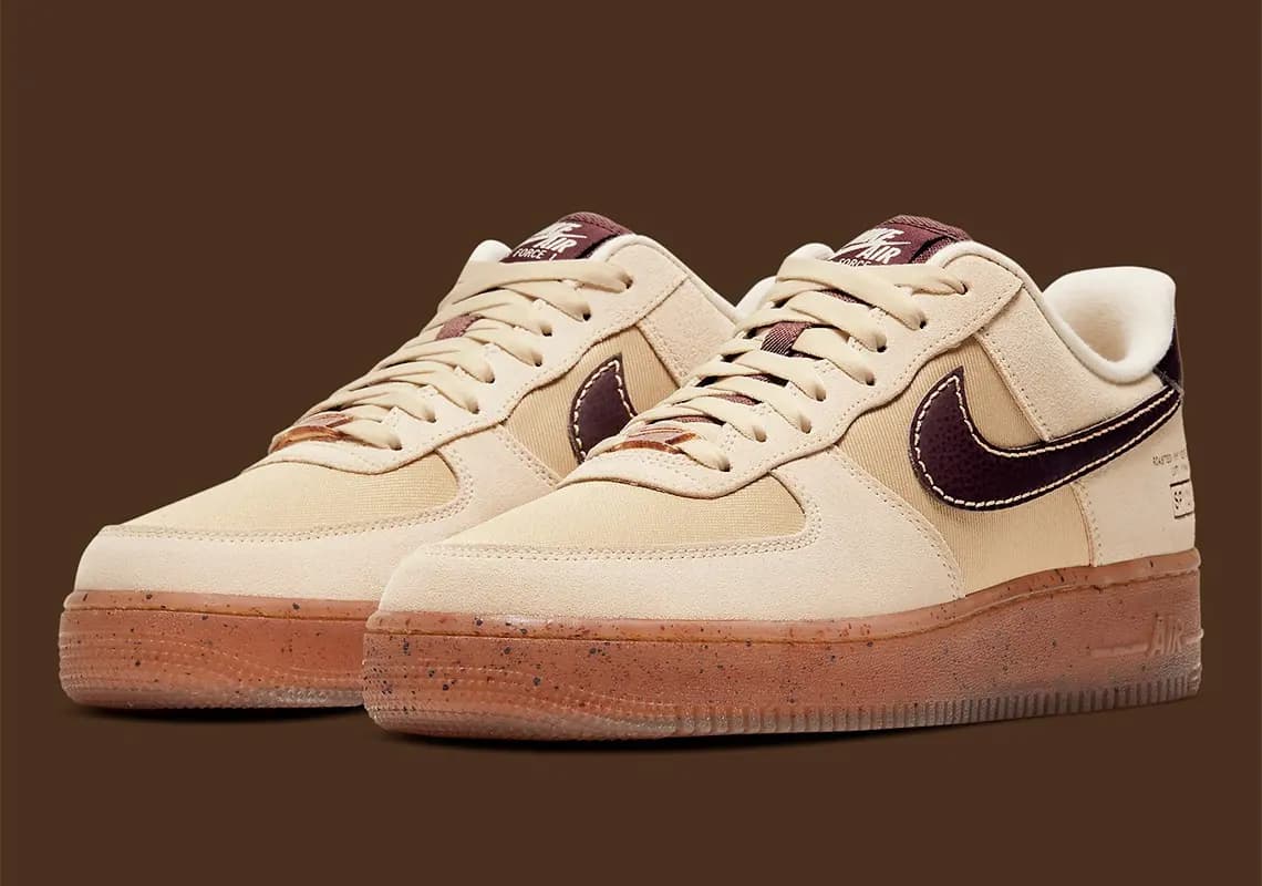 Nike Air Force 1 Low "Coffee" khi thức uống gây nghiện lên ngôi Nike Air Force 1 Low "Coffee" khi thức uống gây nghiện lên ngôi