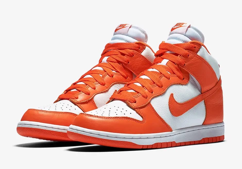 Nike Dunk High "Syracuse" từ năm 1985 đang trở lại Nike Dunk High "Syracuse" từ năm 1985 đang trở lại