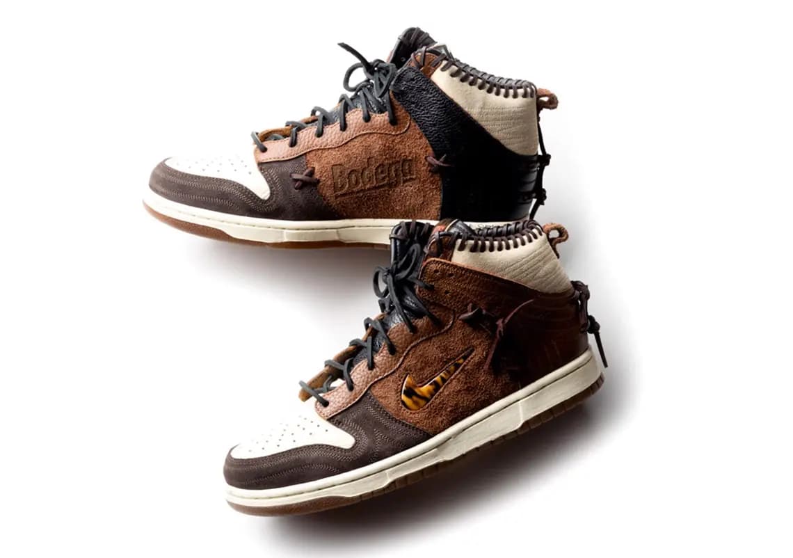 Bodega mang theo những hoài niệm gửi gắm vào đôi giày Nike Dunk High "Legend" sắp tới Bodega mang theo những hoài niệm gửi gắm vào đôi giày Nike Dunk High "Legend" sắp tới