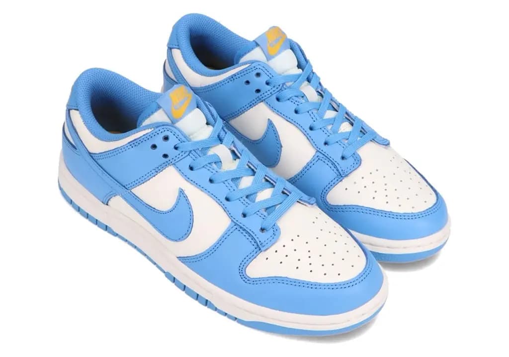Nike Dunk Low “Coast” Classics khoác lên người phối màu quen thuộc bắt mắt UCLA Nike Dunk Low “Coast” Classics khoác lên người phối màu quen thuộc bắt mắt UCLA