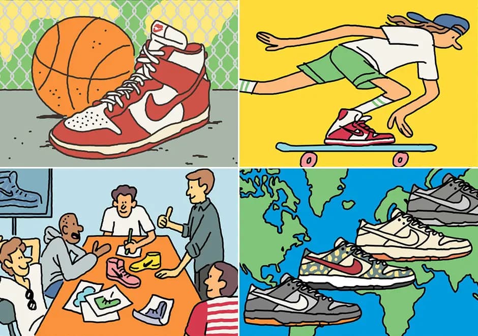 Lịch sử Nike Dunk: Hành trình từ đôi giày bóng rổ cho đến đôi giày trượt ván Lịch sử Nike Dunk: Hành trình từ đôi giày bóng rổ cho đến đôi giày trượt ván
