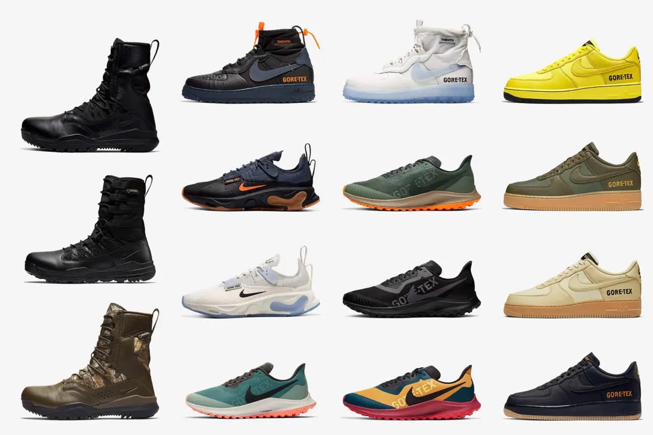 Điểm lại 4 thiết kế với công nghệ tiên tiến trong BST Nike Air Force 1 "Gore-Tex" Điểm lại 4 thiết kế với công nghệ tiên tiến trong BST Nike Air Force 1 "Gore-Tex"
