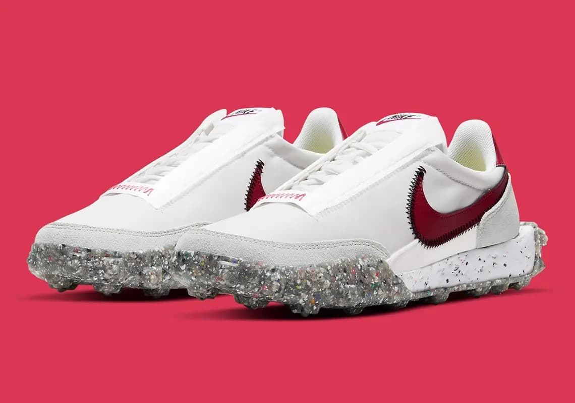 Bảo vệ môi trường cùng Nike với thiết kế Waffle Racer Crater Smoke Grey And Gym Red mới nhất Bảo vệ môi trường cùng Nike với thiết kế Waffle Racer Crater Smoke Grey And Gym Red mới nhất