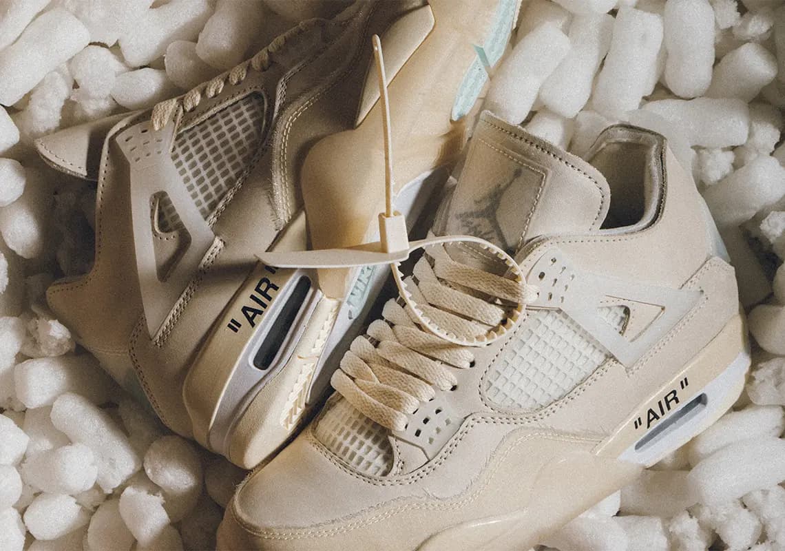 Những hình ảnh chính thức của Off-White x Air Jordan 4 trước ngày ra mắt 2 tháng Những hình ảnh chính thức của Off-White x Air Jordan 4 trước ngày ra mắt 2 tháng