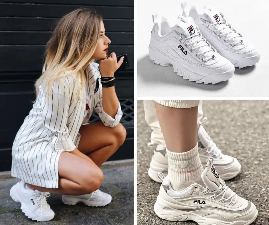 Điểm danh 20 ý tưởng phối đồ với mẫu giày quen thuộc FILA Disruptor 2 trắng trong 2021 Điểm danh 20 ý tưởng phối đồ với mẫu giày quen thuộc FILA Disruptor 2 trắng trong 2021