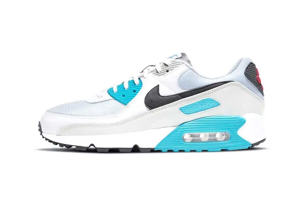 Air Max 90 nhúng mình trong phiên bản đường màu sắc nét mang tên “Chlorine Blue” Air Max 90 nhúng mình trong phiên bản đường màu sắc nét mang tên “Chlorine Blue”