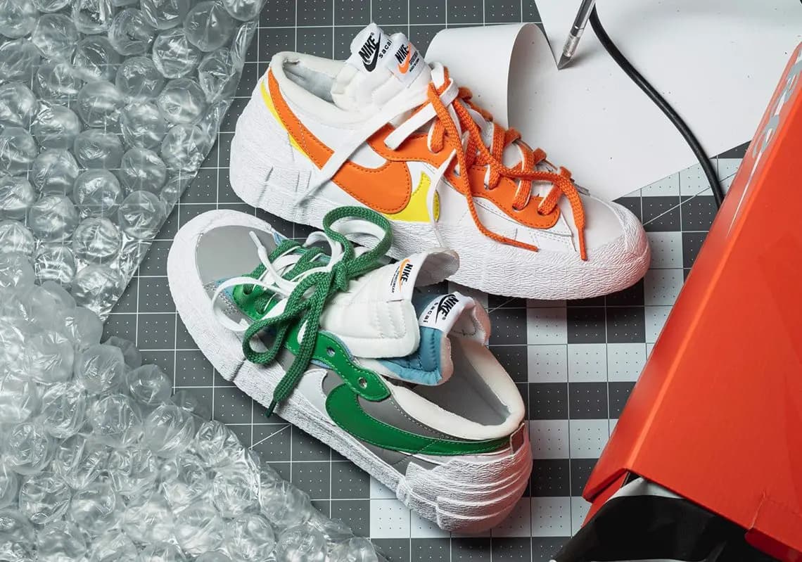 Hình ảnh chính thức của đôi KAWS x sacai Nike Blazer Low “Team Red” Hình ảnh chính thức của đôi KAWS x sacai Nike Blazer Low “Team Red”