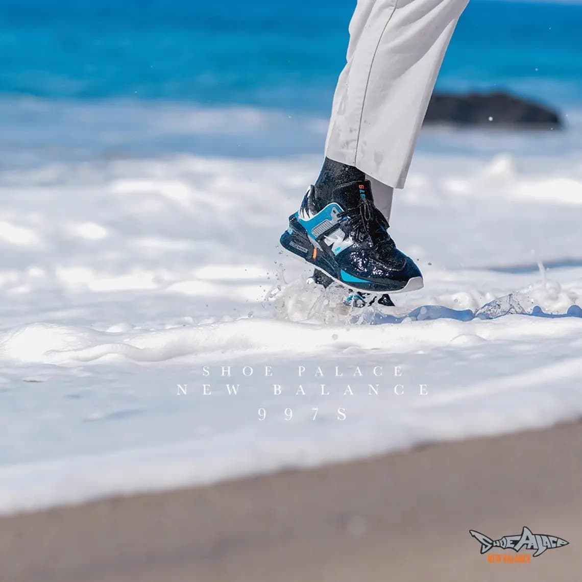 Shoe Palace x New Balance 997 'Great White' tưởng niệm vua biển cả Shoe Palace x New Balance 997 'Great White' tưởng niệm vua biển cả
