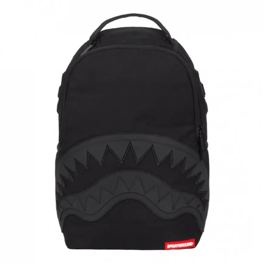 Sprayground Ghost Rubber Shark Black Back Pack 910B1235NSZ Sprayground Ghost Rubber Shark Black Back Pack 910B1235NSZ