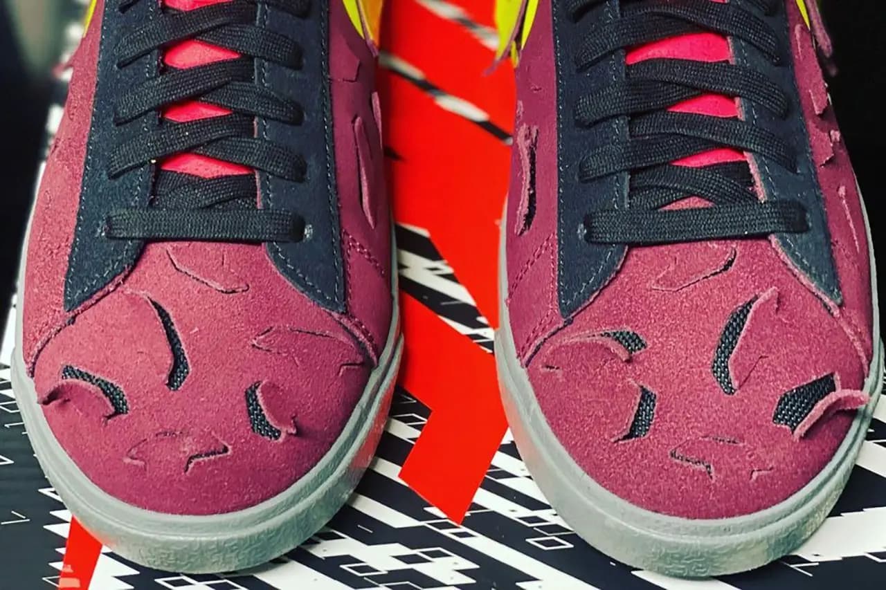 Trên tay phiên bản ACRONYM x Nike Blazer Low "Night Maroon" Trên tay phiên bản ACRONYM x Nike Blazer Low "Night Maroon"