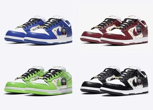 SUPREME x NIKE SB DUNK LOW STARS - Khi những gã khổng lồ ngành thời trang kết hợp SUPREME x NIKE SB DUNK LOW STARS - Khi những gã khổng lồ ngành thời trang kết hợp