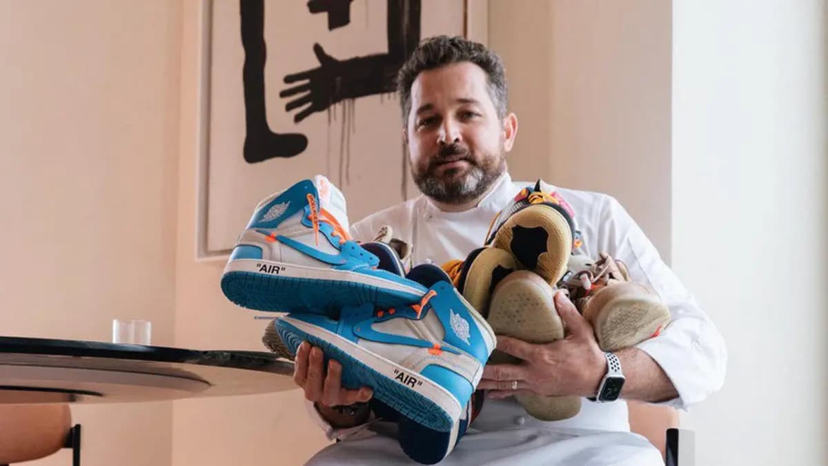 Bếp trưởng James Kent và tình bạn lạ kì cùng Union x Air Jordan 1 Bếp trưởng James Kent và tình bạn lạ kì cùng Union x Air Jordan 1