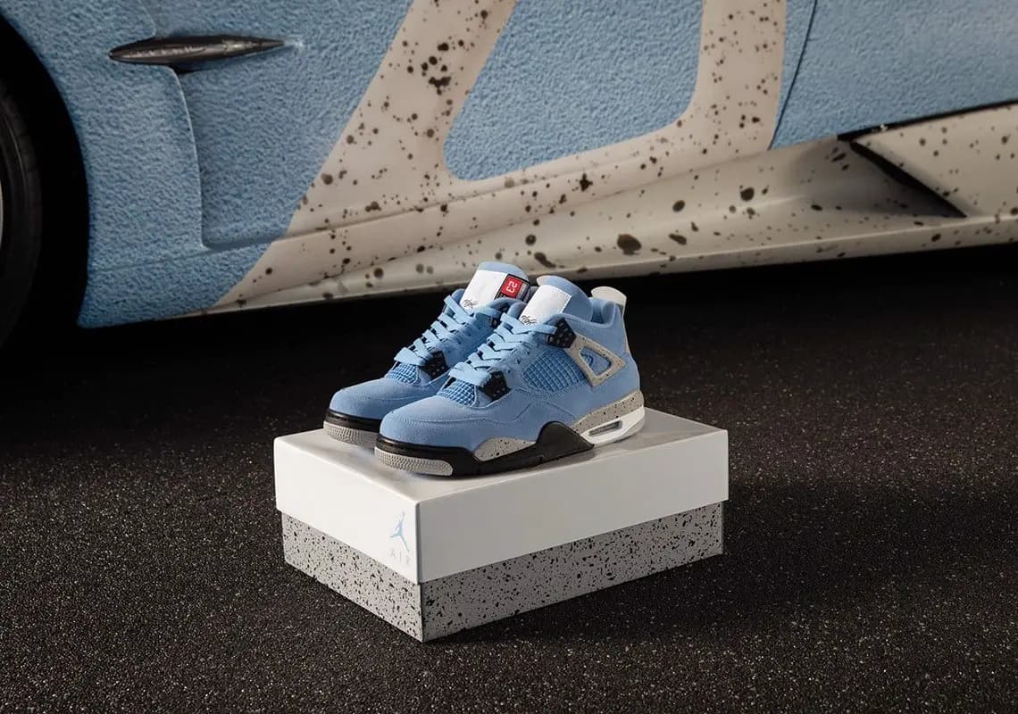 Air Jordan 4 UNC sẽ trở lại bên cạnh siêu xe? Air Jordan 4 UNC sẽ trở lại bên cạnh siêu xe?