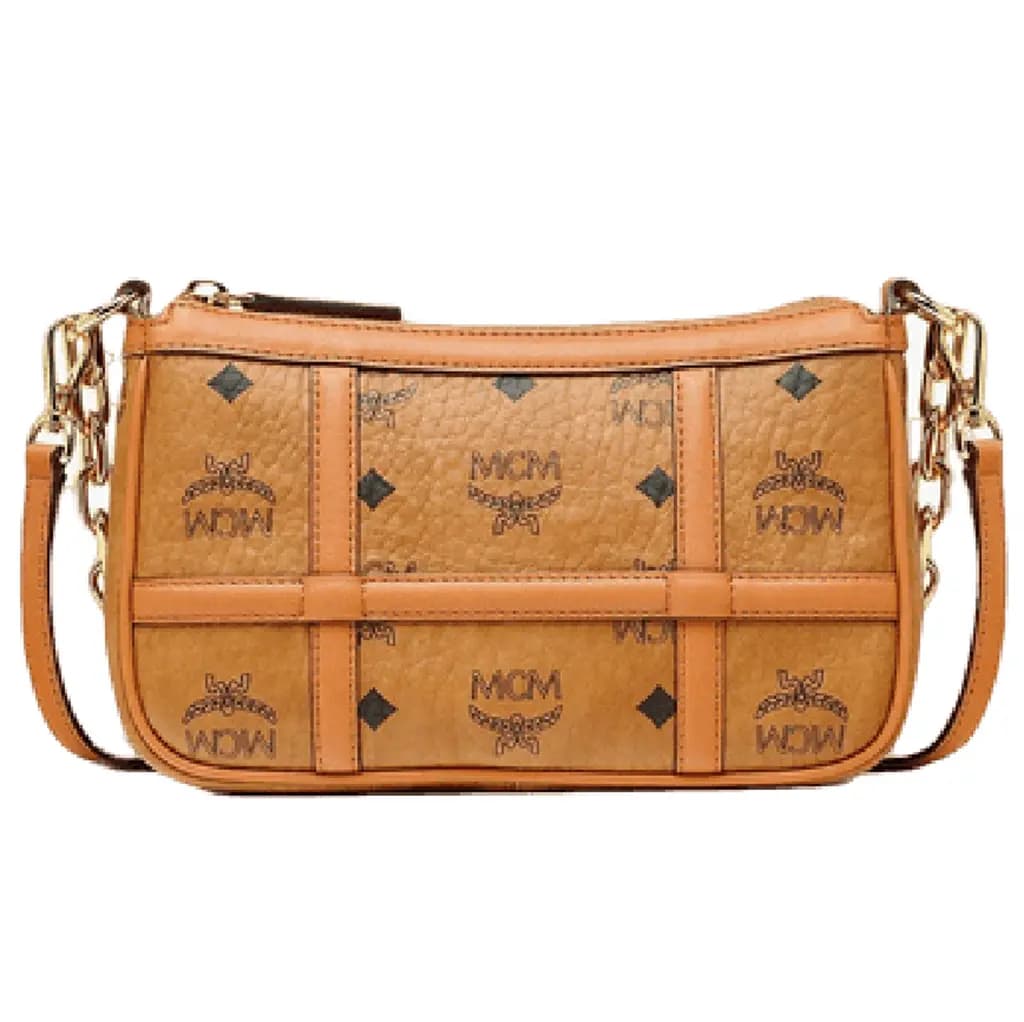 Túi MCM Mini Delmy Shoulder Bag In Visetos Cognac MWSBAER01CO001 Túi MCM Mini Delmy Shoulder Bag In Visetos Cognac MWSBAER01CO001