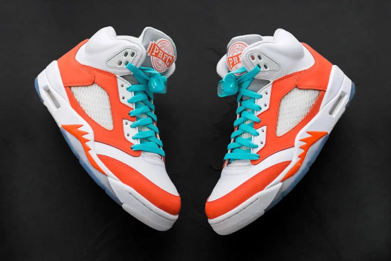 Phiên bản Air Jordan 5 PE "PRFC" của Carmelo Anthony đã chính thức lộ diện Phiên bản Air Jordan 5 PE "PRFC" của Carmelo Anthony đã chính thức lộ diện