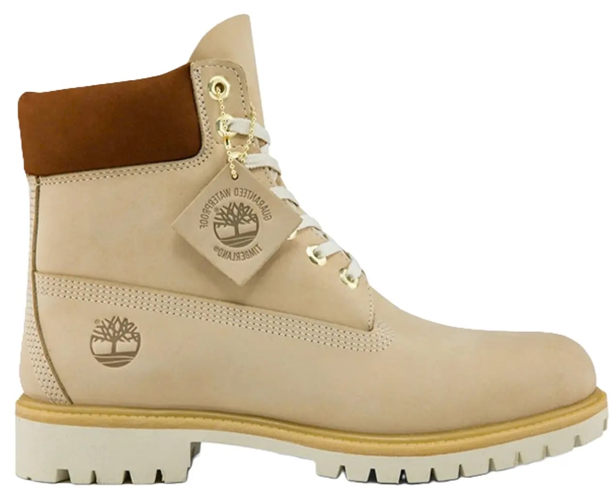 Giày Timberland Men's 6-Inch Waterproof Light Beige Nubuck A2JBX Giày Timberland Men's 6-Inch Waterproof Light Beige Nubuck A2JBX